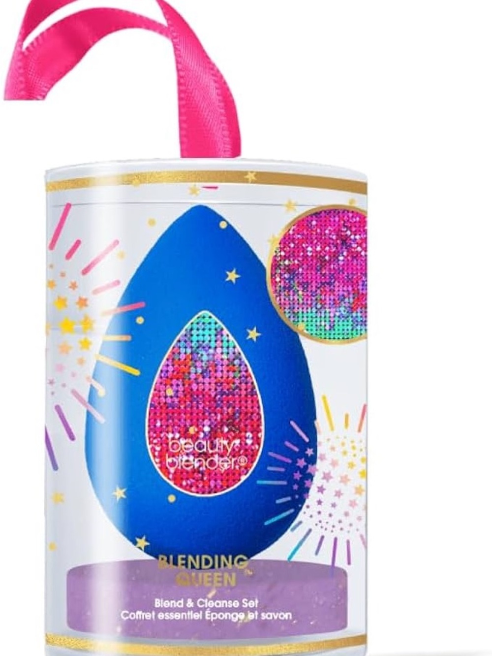 beautyblender Sapphire Sponge & Lavender Solid Cleanser Duo